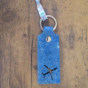 KLM ROYAL DUTCH AIRLINES 100TH ANNIVERSARY AIRLINE SEAT KEY CHAIN